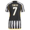 Camiseta de fútbol Juventus 2023-24 Chiesa 7 Primera Equipación - Mujer